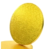 Podkład okrągły gruby pod tort ciasto złoty 20cm